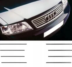 AUDI A6 C5 - LISTWY CHROMOWANE Tuning GRILL CHROM