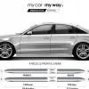 Audi A6 C7 Sedan - Listwy CHROM na Drzwi