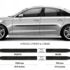 Audi A6 C7 Sedan - Listwy CZARNE Boczne Drzwi