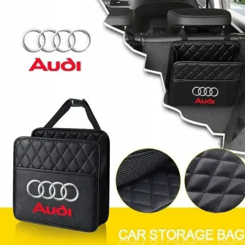 AUDI TORBA NA ZAGŁÓWEK Audi wiszący ORGANIZER SAMOCHODOWY dla pasażera tyłu