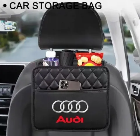 AUDI TORBA NA ZAGŁÓWEK Audi wiszący ORGANIZER SAMOCHODOWY dla pasażera tyłu