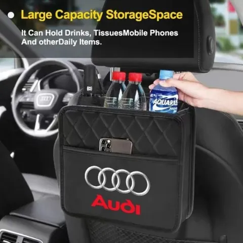 AUDI TORBA NA ZAGŁÓWEK Audi wiszący ORGANIZER SAMOCHODOWY dla pasażera tyłu
