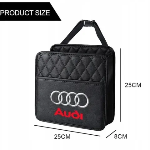 AUDI TORBA NA ZAGŁÓWEK Audi wiszący ORGANIZER SAMOCHODOWY dla pasażera tyłu