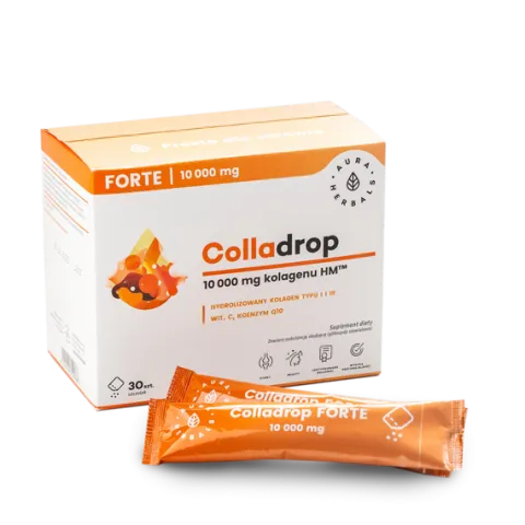 Aura Herbals Colladrop Forte Kolagen morski 10000 mg 30 saszetek