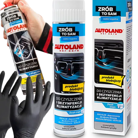 AUTOLAND DO CZYSZCZENIA DEZYNFEKCJI KLIMATYZACJI PROKLIM ODGRZYBIACZ FRESH