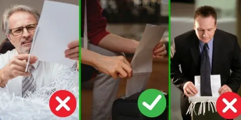 Automatyczna niszczarka biurowa paski