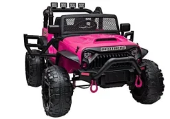 Auto na akumulator Jeep JC666 Różowy Lakierowany