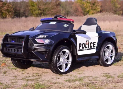 AUTO POLICJA, DŹWIĘKI, MIĘKKIE KOŁA EVA, MIĘKKIE SIEDZENIE/BBH0007