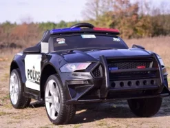 AUTO POLICJA, DŹWIĘKI, MIĘKKIE KOŁA EVA, MIĘKKIE SIEDZENIE/BBH0007