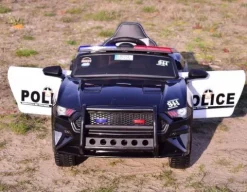 AUTO POLICJA, DŹWIĘKI, MIĘKKIE KOŁA EVA, MIĘKKIE SIEDZENIE/BBH0007