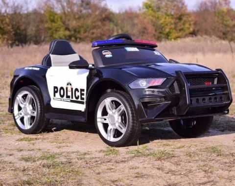 AUTO POLICJA, DŹWIĘKI, MIĘKKIE KOŁA EVA, MIĘKKIE SIEDZENIE/BBH0007