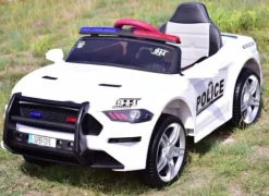 AUTO POLICJA, DŹWIĘKI, MIĘKKIE KOŁA EVA, MIĘKKIE SIEDZENIE/BBH0007