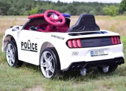 AUTO POLICJA, DŹWIĘKI, MIĘKKIE KOŁA EVA, MIĘKKIE SIEDZENIE/BBH0007