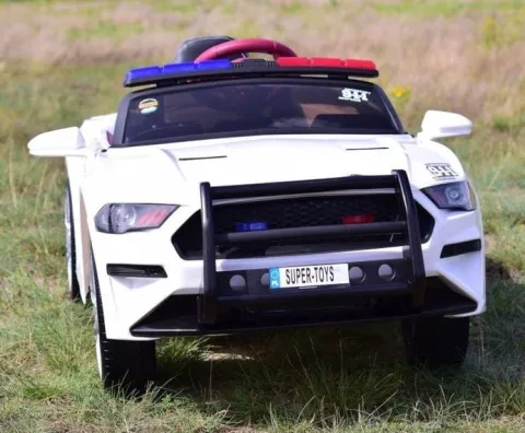 AUTO POLICJA, DŹWIĘKI, MIĘKKIE KOŁA EVA, MIĘKKIE SIEDZENIE/BBH0007
