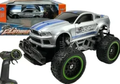 Auto Zdalnie Sterowane R/C Wysokie Koła Srebrne