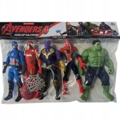 AVENGERS ZESTAW 5 FIGUREK FIGURKI AKCJI SUPERBOHATEROWIE HULK