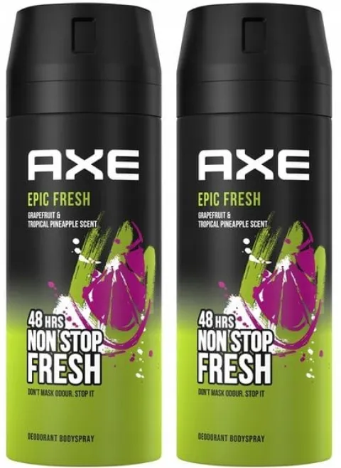 AXE Epic Fresh Body dezodorant 2x150 ml DEO