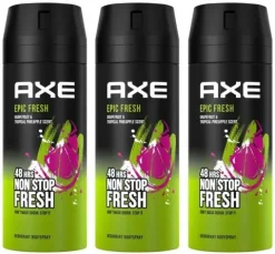 AXE Epic Fresh Body dezodorant 3x150 ml DEO