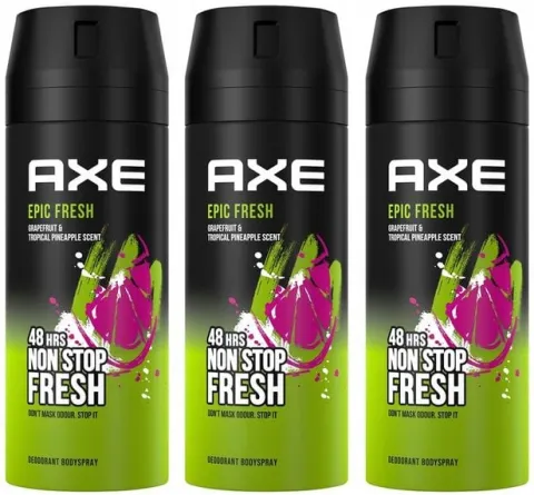 AXE Epic Fresh Body dezodorant 3x150 ml DEO