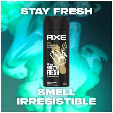 AXE GOLD Deodorant Body Spray 150ml. 48H