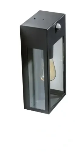 AZzardo Kinkiet ścienny elewacyjny IP44 NIKLAS WALL SENSOR BK AZ4487