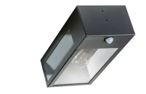 AZzardo Kinkiet ścienny elewacyjny IP44 NIKLAS WALL SENSOR BK AZ4487