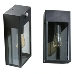 AZzardo Kinkiet ścienny elewacyjny IP44 NIKLAS WALL SENSOR BK AZ4487