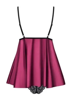 845-BAB-5 babydoll i figi różowe – uroczo! Obsessive S/M