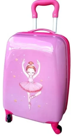 BALETNICA BALET TUTU WALIZKA NA KÓŁKACH DZIECIĘCA KABINOWA PODRÓŻNA BAGAŻ