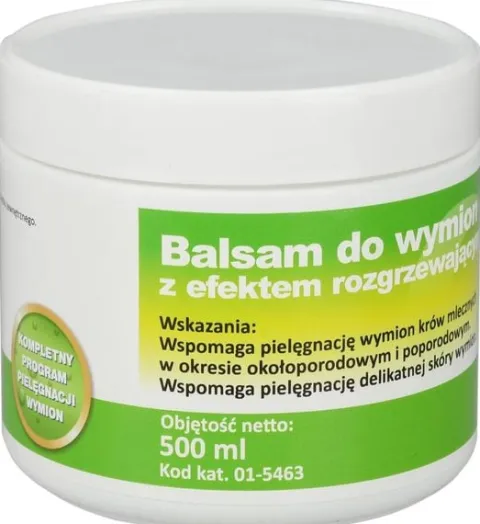 Balsam do wymion z efektem rozgrzewającym ”18”, 500 ml, Can Agri