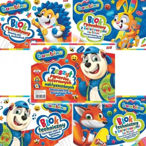 Bambino WYPRAWKA SZKOLNA XL Zestaw plastyczny do 1 klasy 22 elementy