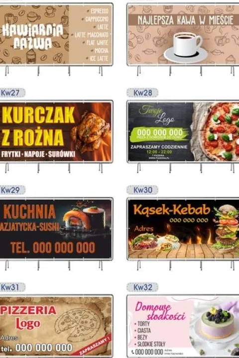 BANER REKLAMOWY 130x80cm gotowy projekt USŁUGI DEKARSKIE RYNNY plandeka