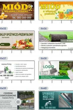 BANER REKLAMOWY 130x80cm gotowy projekt USŁUGI DEKARSKIE RYNNY plandeka