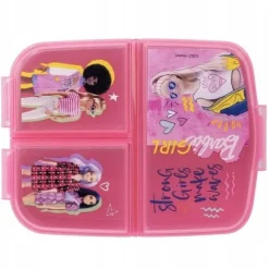BARBIE LUNCHBOX ŚNIADANIÓWKA ORGANIZER DZIECIĘCY POJEMNIK NA KANAPKI PRZEKĄ