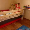 BARIERKA DO ŁÓŻKA BLOKADA OCHRONNA OSŁONA ZABEZPIECZAJĄCA DLA DZIECI