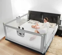 Barierka do Łóżka 200cm Dla dzieci PupyHou Ochronna Regulowana