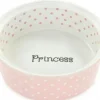 BARRY KING Princess Miska ceramiczna psa kota na karmę wodę różowa 250 ml