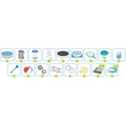 Basen ogrodowy stelażowy 366 x 100 cm 17w1 Bestway 56418