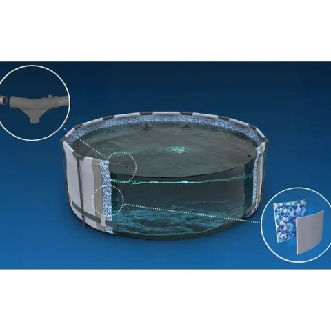 Basen ogrodowy stelażowy 366 x 100 cm 10w1 Bestway 56418