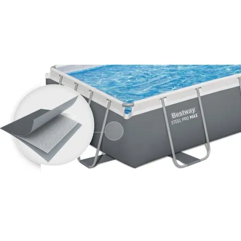 Basen ogrodowy stelażowy 282 x 196 x 84 cm 10w1 Bestway 56629N