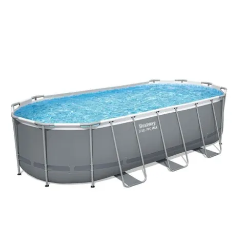 Basen ogrodowy stelażowy 549 x 274 x 122 cm 17w1 Bestway 56710