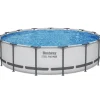 Basen stelażowy ogrodowy 457 x 107 cm 11w1 Bestway 56488