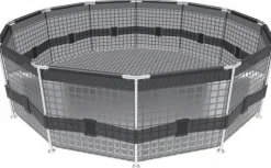 Basen stelażowy 366 x 100 Steel Pro z konstrukcją #15511 stelaż i niecka