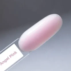 Baza kauczukowa z włóknami MollyNails Rubber Fiber Base Angel Pink 10g
