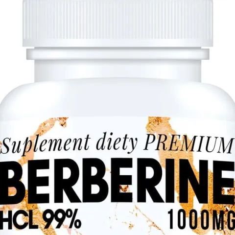 BERBERYNA HCL 1000 MG 99% KURKUMA EKSTRAKT GLUKOZA INSULINA METABOLIZM 60T