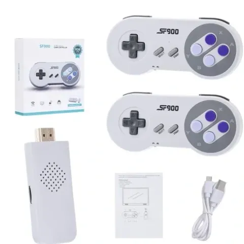 Bezprzewodowa Konsola Retro HDMI 2 Pady 5000+ Gier