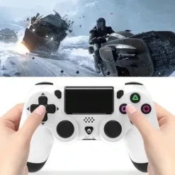 BEZPRZEWODOWY PAD GAMINGOWY do PS4 KONTROLER DOUBLESHOCK WIBRACJE Zamiennik