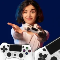 BEZPRZEWODOWY PAD GAMINGOWY do PS4 KONTROLER DOUBLESHOCK WIBRACJE Zamiennik