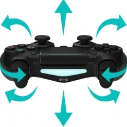 BEZPRZEWODOWY PAD GAMINGOWY do PS4 KONTROLER DOUBLESHOCK WIBRACJE Zamiennik