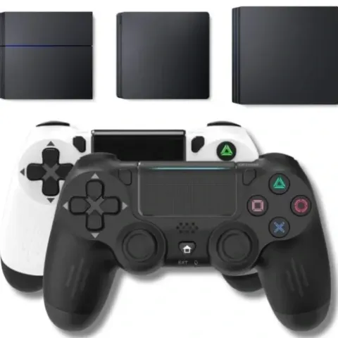 BEZPRZEWODOWY PAD GAMINGOWY do PS4 KONTROLER DOUBLESHOCK WIBRACJE Zamiennik